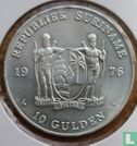 Suriname 10 Gulden 1976 "First anniversary of Independence" - Bild 1