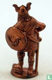 Viking met zwaard en schild (koper) - Afbeelding 2