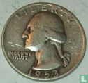 Verenigde Staten ¼ dollar 1953 (D) - Afbeelding 1