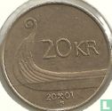Norwegen 20 Kroner 2001 - Bild 1