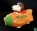 Snoopy Pilot Orange Airplane (Vehicle Series) - Image 1