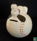 Snoopy on Baseball (Sport Ball Series) - Afbeelding 1