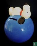 Snoopy on Blue Bowling Ball (Sport Ball Series) - Image 2