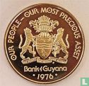 Guyana 50 cents 1976 (PROOF) "10th anniversary of Independence - Hoatzin - Creativity" - Image 1