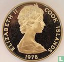 Cookeilanden 1 dollar 1978 (PROOF) "250th anniversary Birth of James Cook" - Afbeelding 1