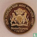 Guyana 25 Cent 1979 (PP) "10th anniversary of Independence - Harpy - Self determination" - Bild 1