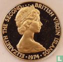 Britse Maagdeneilanden 10 cents 1974 (PROOF) - Afbeelding 1