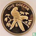 Belize 1 dollar 1974 (BE - cuivre-nickel) "Scarlet macaw" - Image 2
