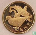 Britse Maagdeneilanden 5 cents 1976 (PROOF) - Afbeelding 2