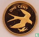 Belize 1 cent 1974 (PROOF - bronze) "Swallow-tailed kite" - Image 2