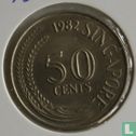 Singapour 50 cents 1982 - Image 1
