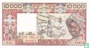 West Afr States 10000 Francs - Image 1