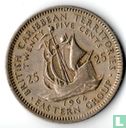Britse Caribische Territoria 25 cents 1964 - Afbeelding 1