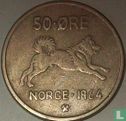 Noorwegen 50 øre 1964 - Afbeelding 1
