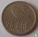 Noorwegen 25 øre 1959 - Afbeelding 1