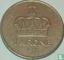 Noorwegen 1 krone 1975 - Afbeelding 1