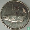 Islande 1 króna 1989 - Image 2