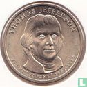 United States 1 dollar 2007 (D) "Thomas Jefferson" - Image 1