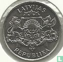 Lettonie 2 lati 1993 "75th Anniversary of Proclamation of the Republic of Latvia" - Image 2