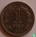Argentinië 1 peso 1960 - Afbeelding 1