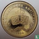 Nederlandse Antillen 10 gulden 1980 (PROOF) - Afbeelding 1