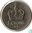 Norwegen 1 Krone 1994 - Bild 1
