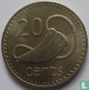 Fiji 20 cents 1977 - Image 2