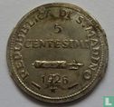 San Marino 5 centesimi 1928  - Afbeelding 1