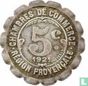 Provence 5 centimes 1921 (aluminium) - Afbeelding 1