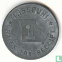 USA  Missouri tax receipt 1 mill  1930 - Afbeelding 1