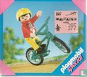 Playmobil Jongen op Crossfiets / Action Biker - Image 1