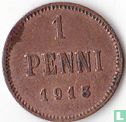 Finlande 1 penni 1913 - Image 1