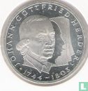 Deutschland 10 Mark 1994 "200th anniversary Birth of Johann Gottfried Herder" - Bild 2