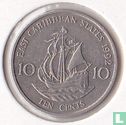 États des Caraïbes orientales 10 cents 1992 - Image 1