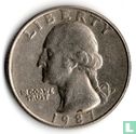 Verenigde Staten ¼ dollar 1987 (P) - Afbeelding 1