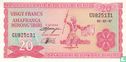 Burundi 20 Francs 1997 - Image 1