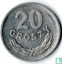 Pologne 20 groszy 1969 - Image 2