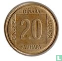 Joegoslavië 20 dinara 1989 - Afbeelding 2