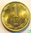 Chili 1 peso 1990 - Afbeelding 1