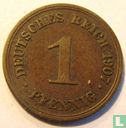 Duitse Rijk 1 pfennig 1907 (D) - Afbeelding 1