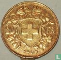 Zwitserland 20 francs 1908 - Afbeelding 1