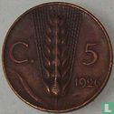 Italien 5 centesimi 1926 - Bild 1