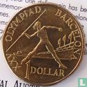 Australië 1 dollar 1992 "Summer Olympics in Barcelona" - Afbeelding 2