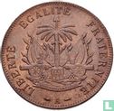 Haïti 2 centimes 1886 - Image 2