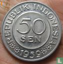 Indonesia 50 sen 1959 - Image 1