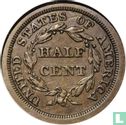 Verenigde Staten ½ cent 1849 (type 1) - Afbeelding 2