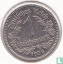 Empire allemand 1 reichsmark 1936 (A) - Image 1