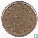 Allemagne 5 pfennig 1968 (D) - Image 2