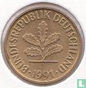 Germany 5 pfennig 1991 (A) - Image 1