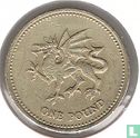 United Kingdom 1 pound 1995 "Welsh Dragon" - Image 2